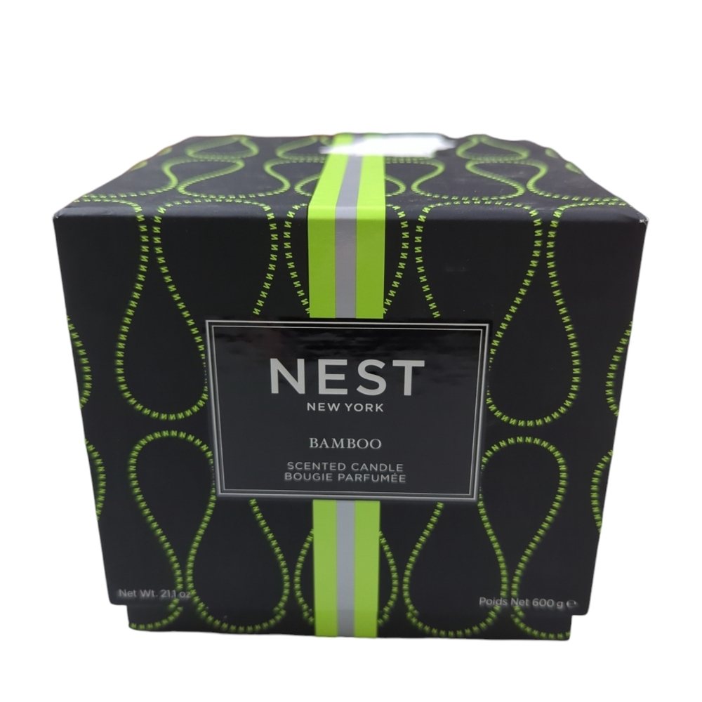 NEST Fragrances Classic Candle- Bamboo, 21.2 oz Three Wick Brand New In …
